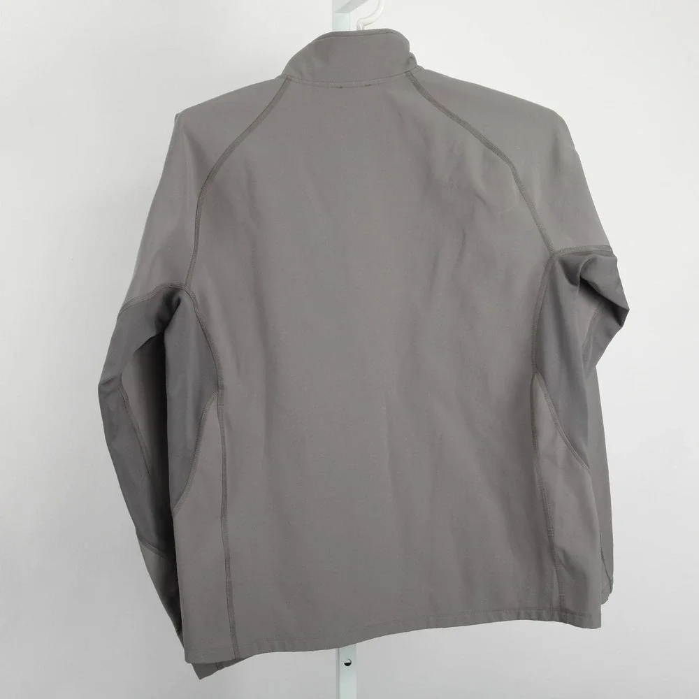 North Face Pullover Mens Large Softshell Jacket Half Zip Outdoor Hiking AEWU